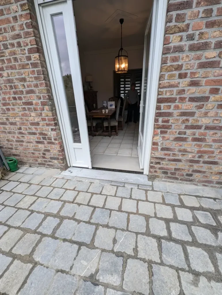 Terrasse mise à niveau pour un accès PMR